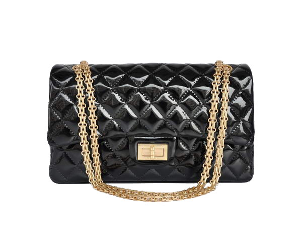 AAA Cheap Chanel Jumbo Flap Bags A30227 Black Patent Golden On Sale